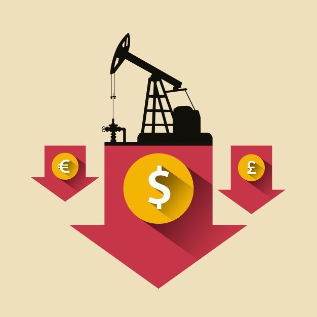 High oil stocks and weak US stock market lower oil prices
